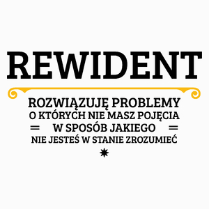 Rewident - Rozwiązuje Problemy O Których Nie Masz Pojęcia - Poduszka Biała