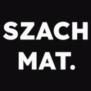 SZACH MAT.  - Męska Bluza Czarna