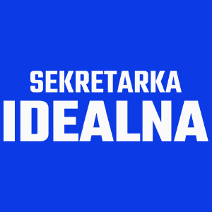 Sekretarka Idealna - Damska Koszulka Niebieska