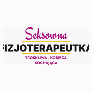 Seksowna Fizjoterapeutka - Poduszka Biała