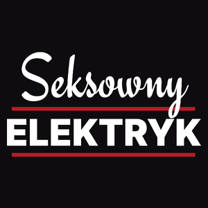 Seksowny Elektryk - Męska Bluza z kapturem Czarna