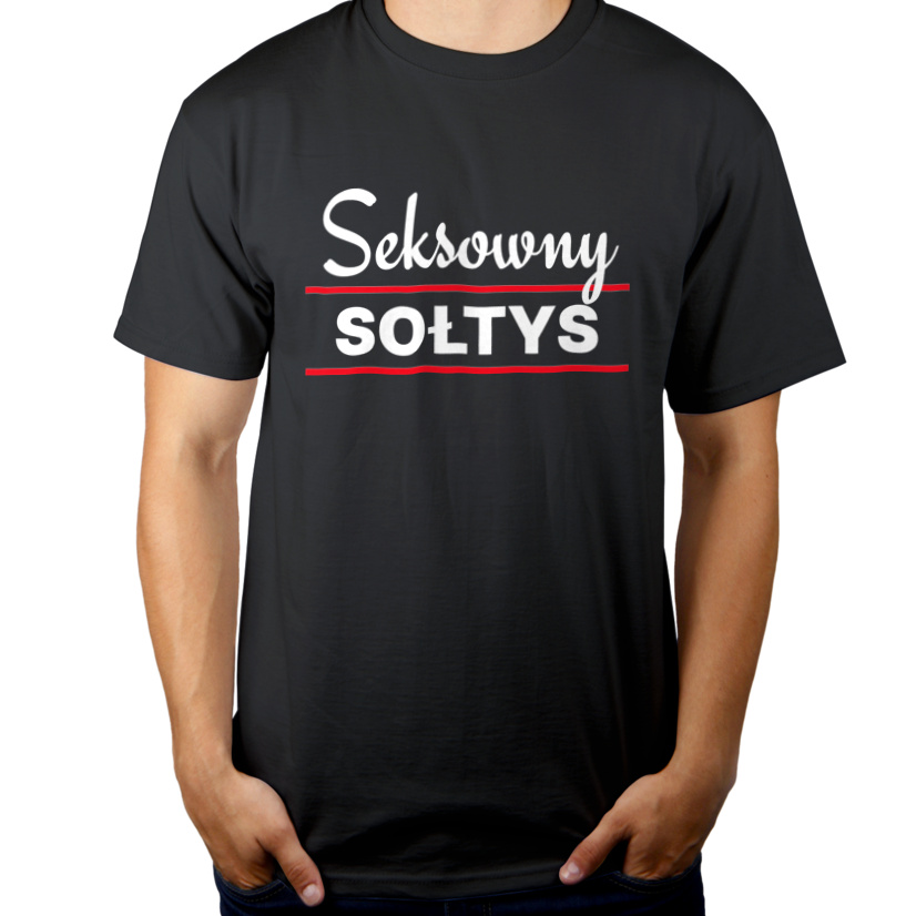 Seksowny Sołtys - Męska Koszulka Szara