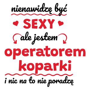 Sexy Operator Koparki - Kubek Biały