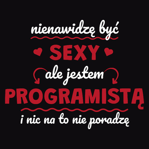 Sexy Programista - Męska Bluza Czarna