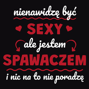 Sexy Spawacz - Męska Bluza Czarna