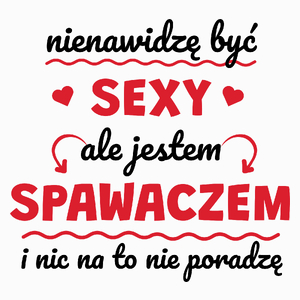 Sexy Spawacz - Poduszka Biała