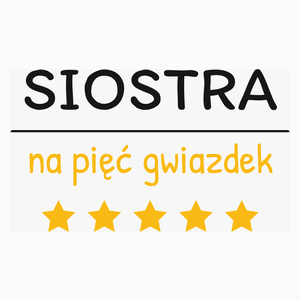 Siostra Na 5 Gwiazdek - Poduszka Biała