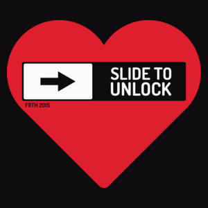 Slide To Unlock Feelings - Męska Bluza z kapturem Czarna