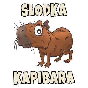 Słodka Kapibara - Kubek Biały