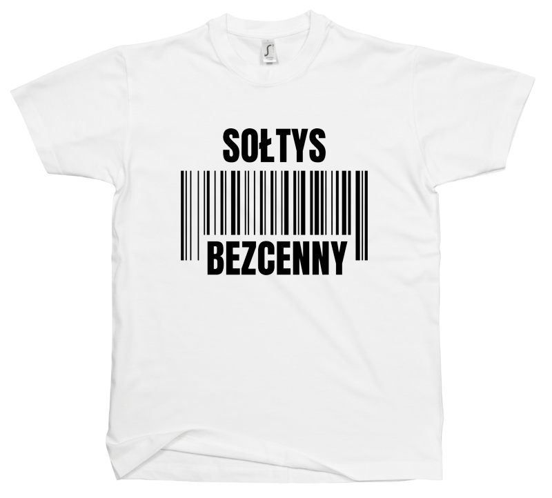 Sołtys Bezcenny - Męska Koszulka Biała