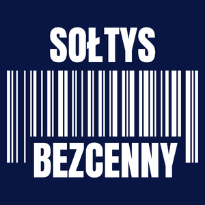 Sołtys Bezcenny - Męska Koszulka Ciemnogranatowa