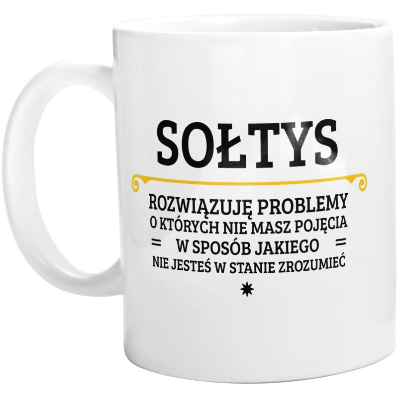 Sołtys - Rozwiązuje Problemy - Kubek Biały