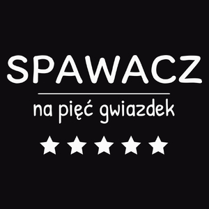 Spawacz Na 5 Gwiazdek - Męska Koszulka Czarna