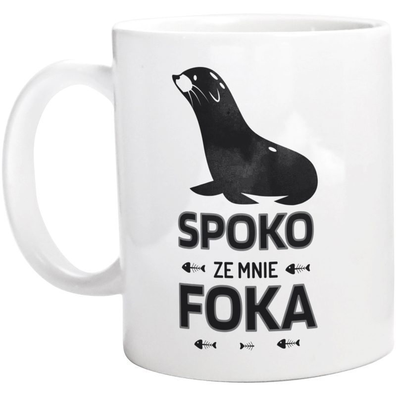 Spoko Ze Mnie Foka - Kubek Biały