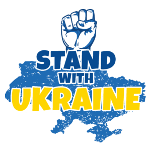 Stand With Ukraine - Kubek Biały