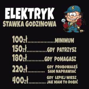 Stawka Godzinowa Elektryk - Męska Bluza z kapturem Czarna