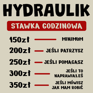 Stawka Godzinowa Hydraulik - Torba Na Zakupy Natural