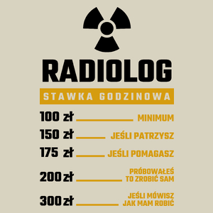 Stawka Godzinowa Radiolog - Torba Na Zakupy Natural