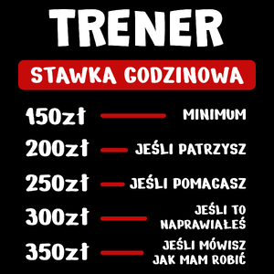 Stawka Godzinowa Trener - Torba Na Zakupy Czarna