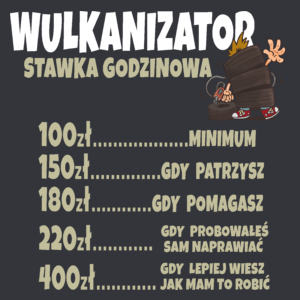 Stawka Godzinowa Wulkanizator - Męska Koszulka Szara