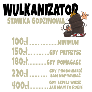 Stawka Godzinowa Wulkanizator - Kubek Biały