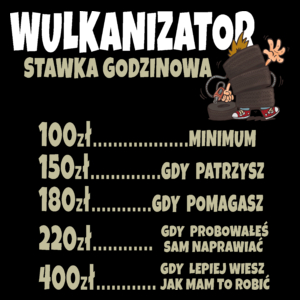 Stawka Godzinowa Wulkanizator - Torba Na Zakupy Czarna