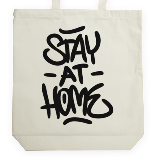 Stay At Home - Torba Na Zakupy Natural