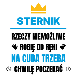 Sternik Rzeczy Niemożliwe Robię Od Ręki - Kubek Biały