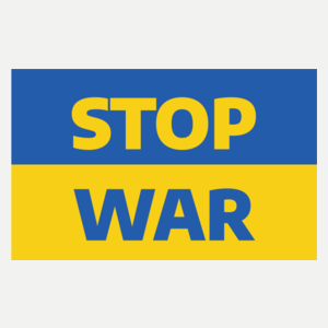 Stop War Ukraina - Damska Koszulka Biała