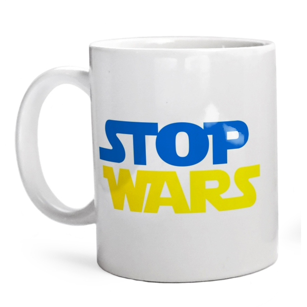 Stop Wars War Wojna - Kubek Biały