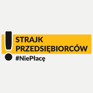 Strajk Przedsiębiorców 2020 tarcza - Damska Koszulka Biała