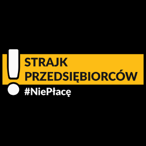 Strajk Przedsiębiorców 2020 tarcza - Torba Na Zakupy Czarna