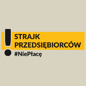 Strajk Przedsiębiorców 2020 tarcza - Torba Na Zakupy Natural