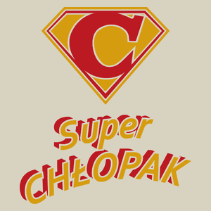 Super Chłopak - Torba Na Zakupy Natural