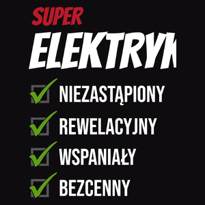 Super Elektryk Niezastąpiony - Męska Bluza Czarna