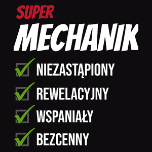 Super Mechanik Niezastąpiony - Męska Bluza Czarna