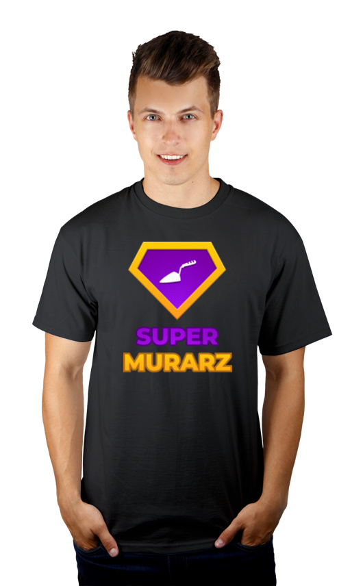 Super Murarz - Męska Koszulka Szara