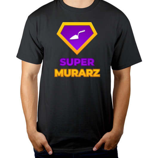 Super Murarz - Męska Koszulka Szara