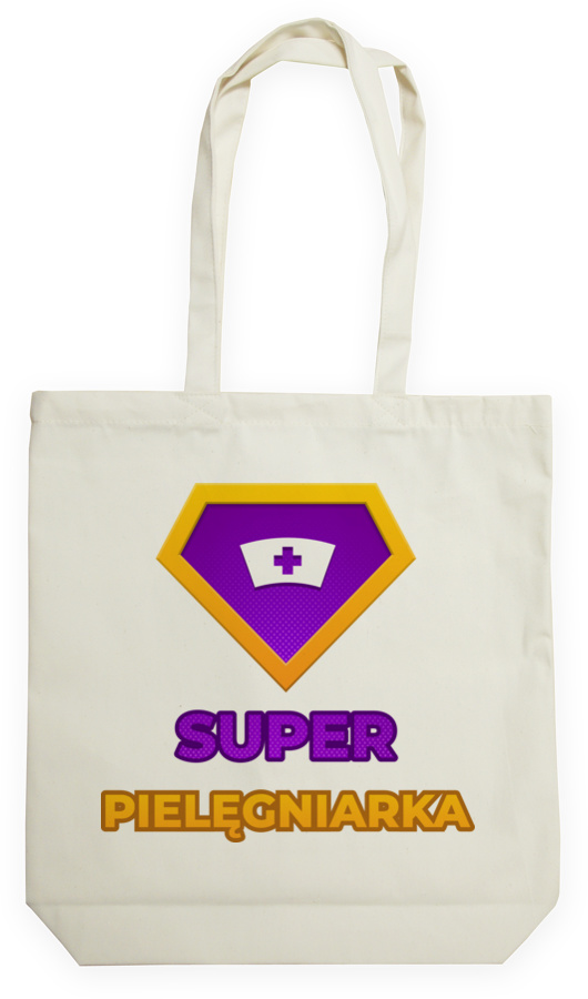 Super Pielęgniarka - Torba Na Zakupy Natural