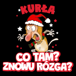 Świąteczny Nosacz Co Tam? Znowu Rózga? - Torba Na Zakupy Czarna