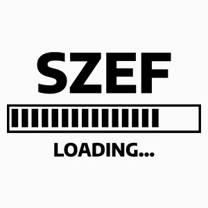 Szef Loading - Poduszka Biała