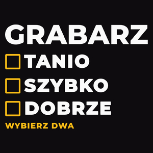 Szybko Tanio Dobrze Grabarz - Męska Koszulka Czarna