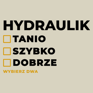 Szybko Tanio Dobrze Hydraulik - Torba Na Zakupy Natural