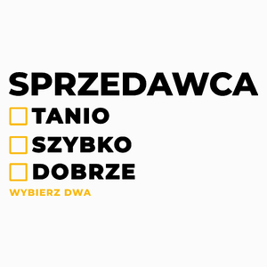 Szybko Tanio Dobrze Sprzedawca - Poduszka Biała