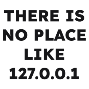 THERE IS NO PLACE LIKE 127.0.0.1  - Kubek Biały