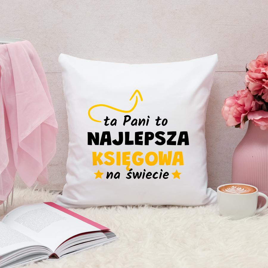 Ta Pani To Najlepsza Księgowa Na Świecie - Poduszka Biała