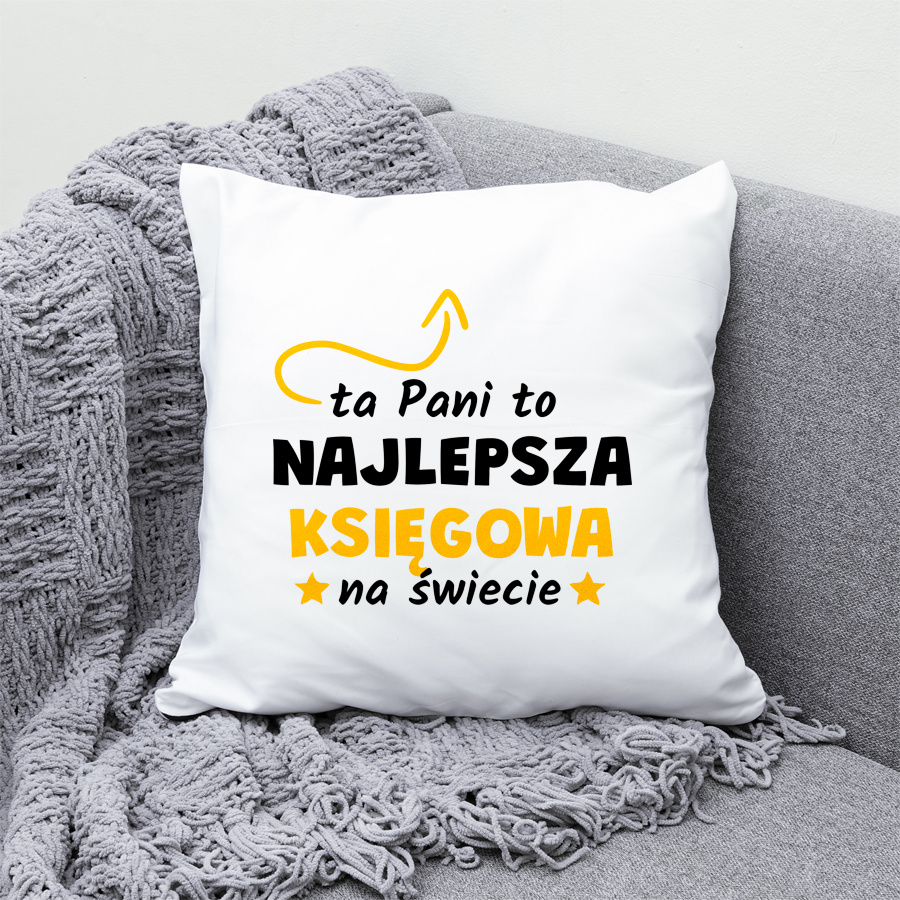 Ta Pani To Najlepsza Księgowa Na Świecie - Poduszka Biała