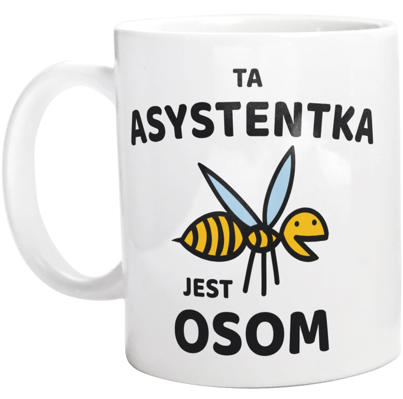 Ta asystentka jest osom awesome - Kubek Biały