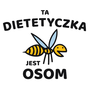 Ta dietetyczka jest osom awesome - Kubek Biały