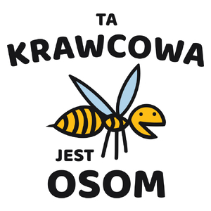 Ta krawcowa jest osom awesome - Kubek Biały